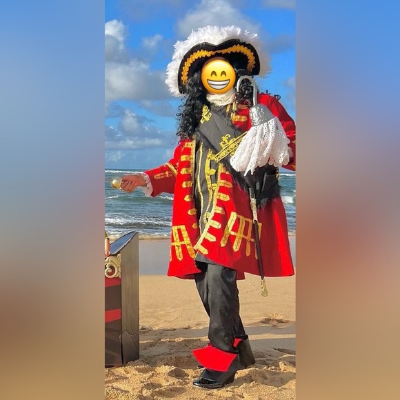Men’s Captain Hook Peter Pan custom elevated Halloween costume large - Picture 1 of 3